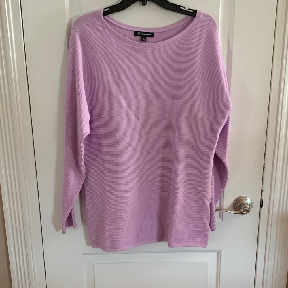 INC International Concepts Lilac Knit Top